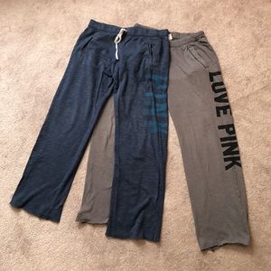 PINK Victoria Secret brand sweatpants - 2 pairs
